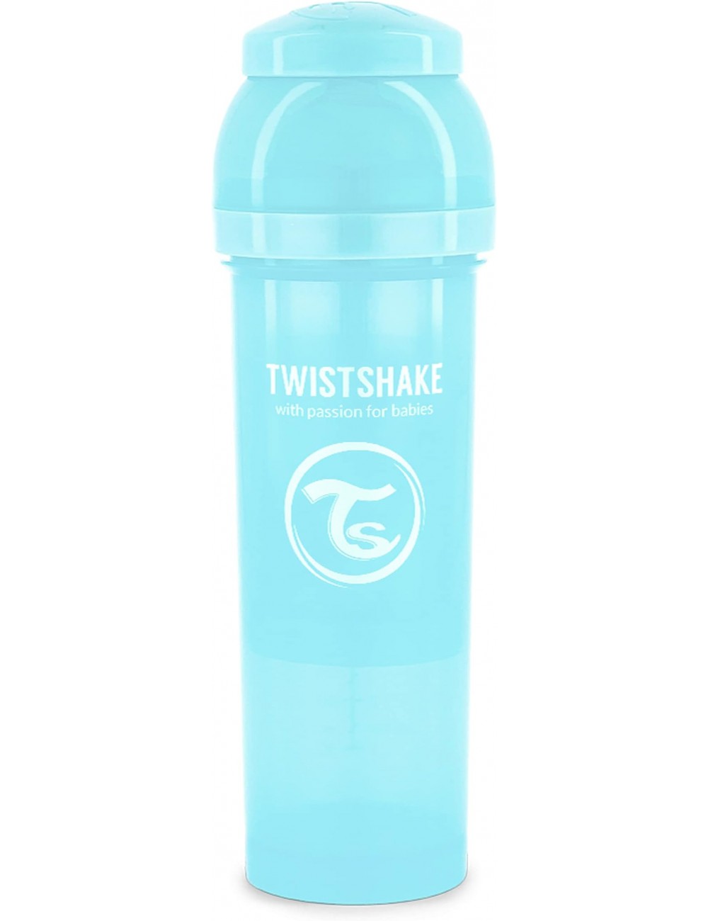 Biberon Anti Colicos 330Ml Azul Pastel Twistshake