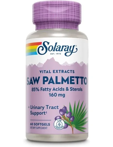 Solaray Saw Palmetto 60 perlas 160 mg