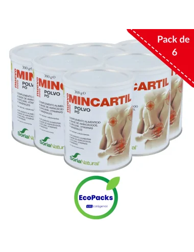 Soria Natural EcoPack 6 Mincartil Reforzado Bote 300 gr