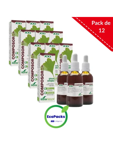 Soria Natural EcoPack 12 Composor 41 Gincox Complex 50 ml