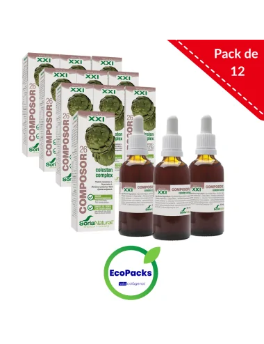 Soria Natural EcoPack 12 Composor 26 Colesten Complex 50 ml