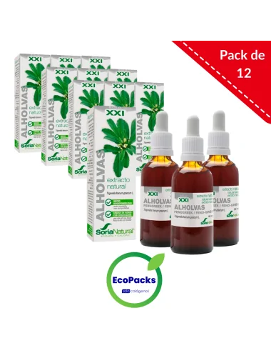 Soria Natural EcoPack 12 extracto de Alholvas 50 ml