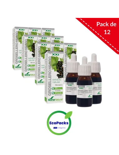 Soria Natural EcoPack 12 Extracto de Grosellero Negro S.XXI 50 ml