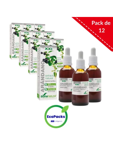 Soria Natural EcoPack 12 Extracto de Arándano 50 ml