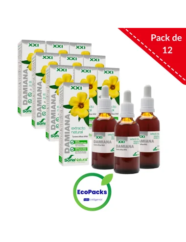 Soria Natural EcoPack 12 Extracto De Damiana 50 ml