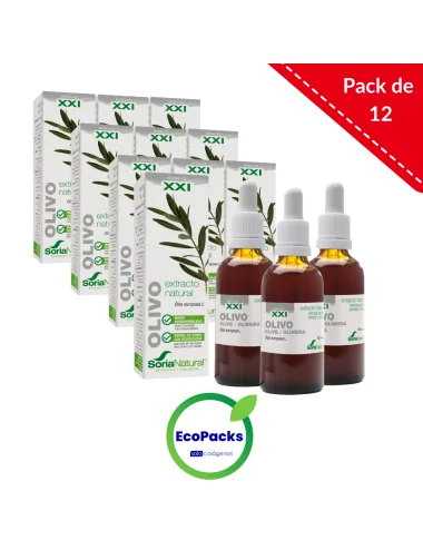 Soria Natural EcoPack 12 Extracto De Olivo 50 ml