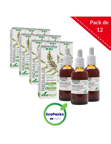 Soria Natural EcoPack 12 Extracto De Regaliz 50 ML