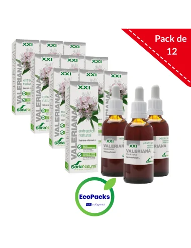 Soria Natural EcoPack 12 Extracto De Valeriana 50 ML