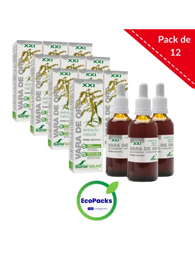 Soria Natural EcoPack 12 Extracto de Vara De Oro 50 ml