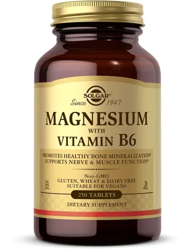 Solgar Magnesio+Vitamina B6 250 Comp