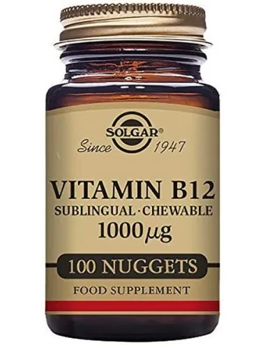 Solgar Vitamina B12 Sublingual Masticable 1000 µg 100 COMP