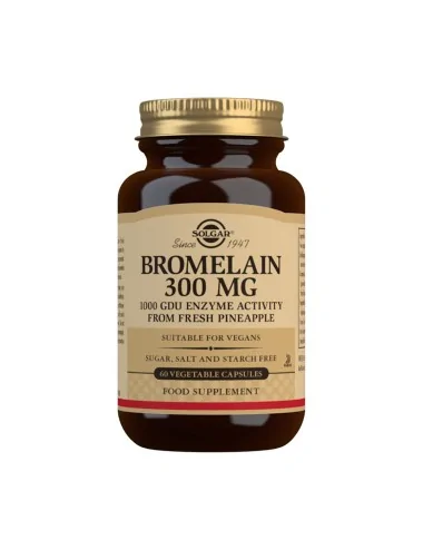 Solgar Bromelina 300 Mg 60 cap