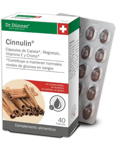 Dr.Dunner Cinnulin 40 Cápsulas