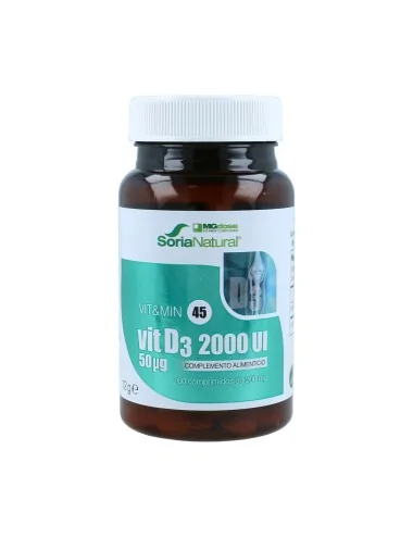 Soria Natural Vit&Min 45 Vitamina D3 2000 Ul 60 Comp.