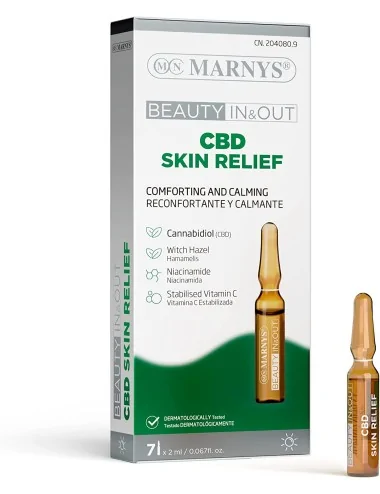 Marnys Beauty In & Out CBD Skin Relief 7 Amp.