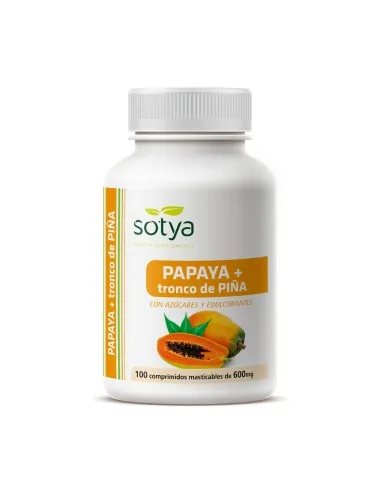 Papaya 600 mg 100 Comp Sotya