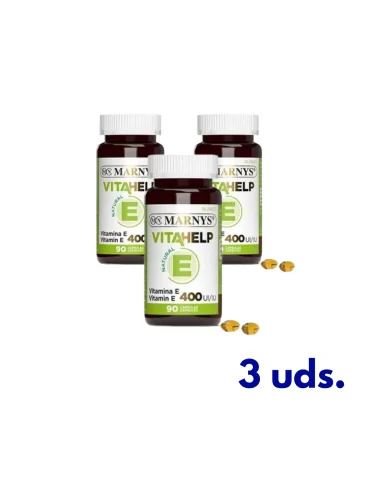 Marnys Pack 3 Vitahelp Vitamina E (400 UI/IU) 90 Cápsulas