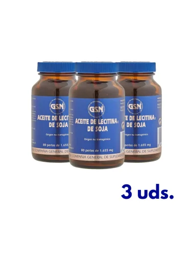 GSN Pack 3 Lecitina de Soja...