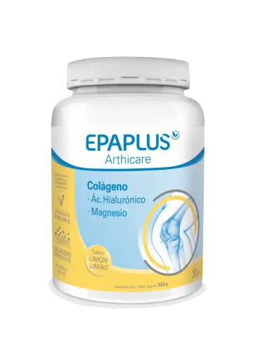Epaplus Arthicare Colágeno + Ácido Hialurónico + Magnesio Polvo 30 días 332 gr, Sabor limón