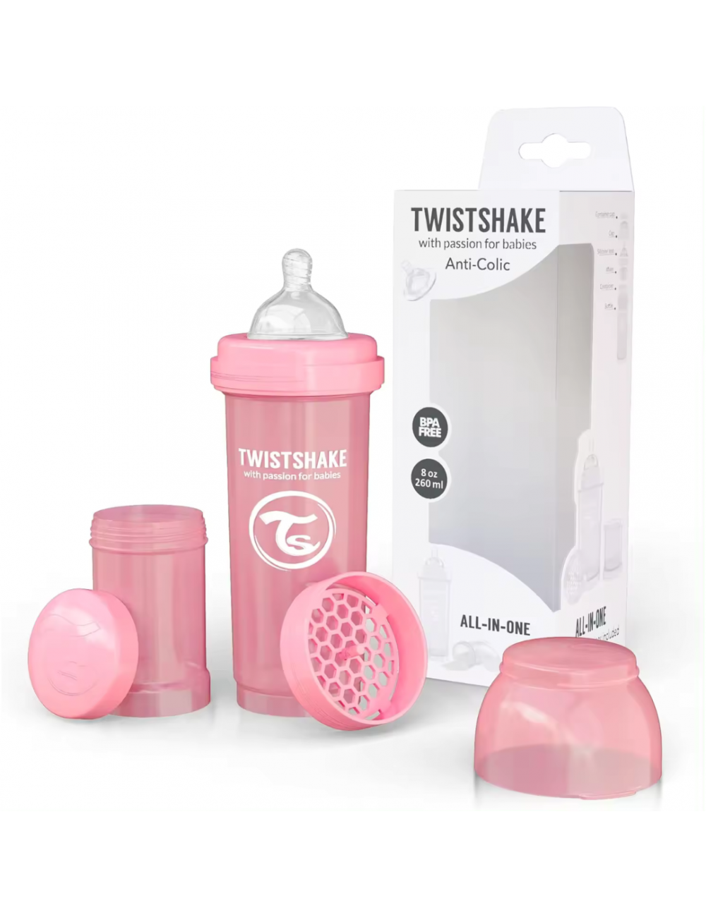 Biberones y tetinas: Twistshake MiniCup Verde Pastel 230ml