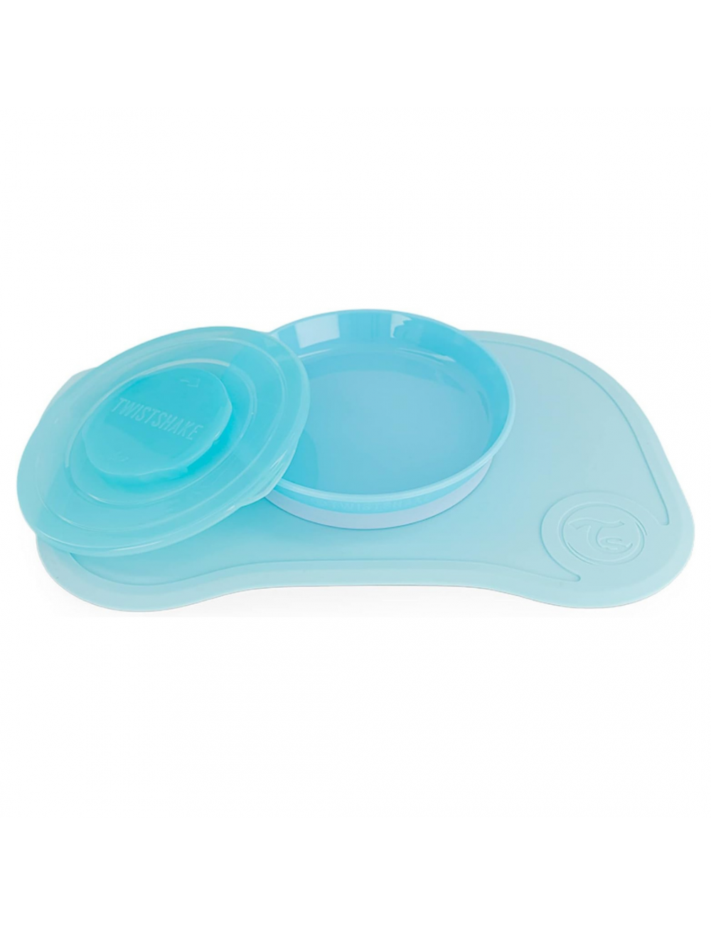Twistshake Plato Silicona Click-Mat Mini para bebés Color Azul