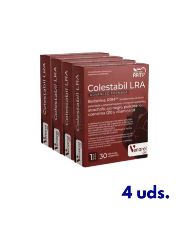 Herbora Pack 4 Colestabil LRA 30 Capsulas