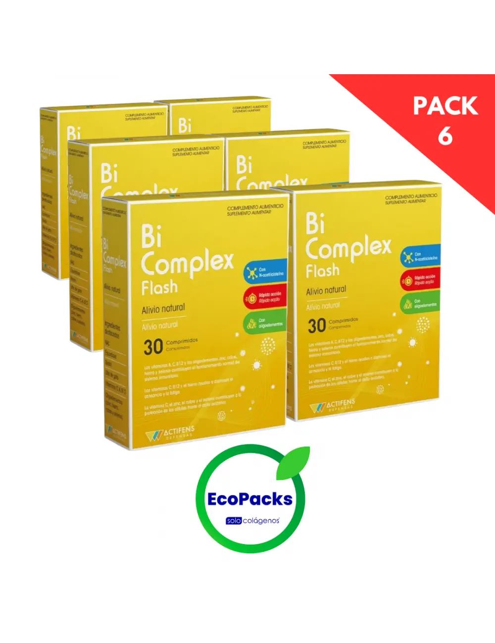 Herbora EcoPack 6 Bi Complex Flash 30 Comp.