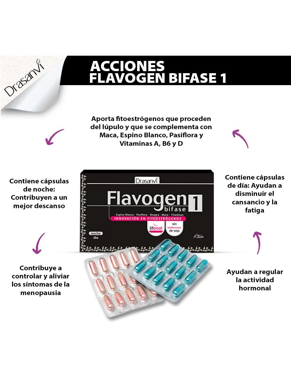 Compra Drasanvi Flavogen Bifase 60 Cap En Solocolá 9540