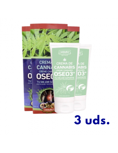 Dsevelt Pack 3 Crema Cannabis Oseo3+ 100 Ml