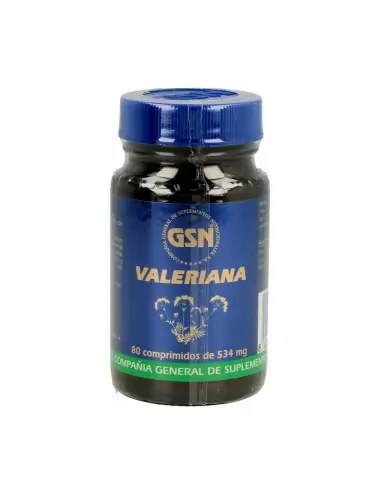 GSN Valeriana 80 Comp 534 mg