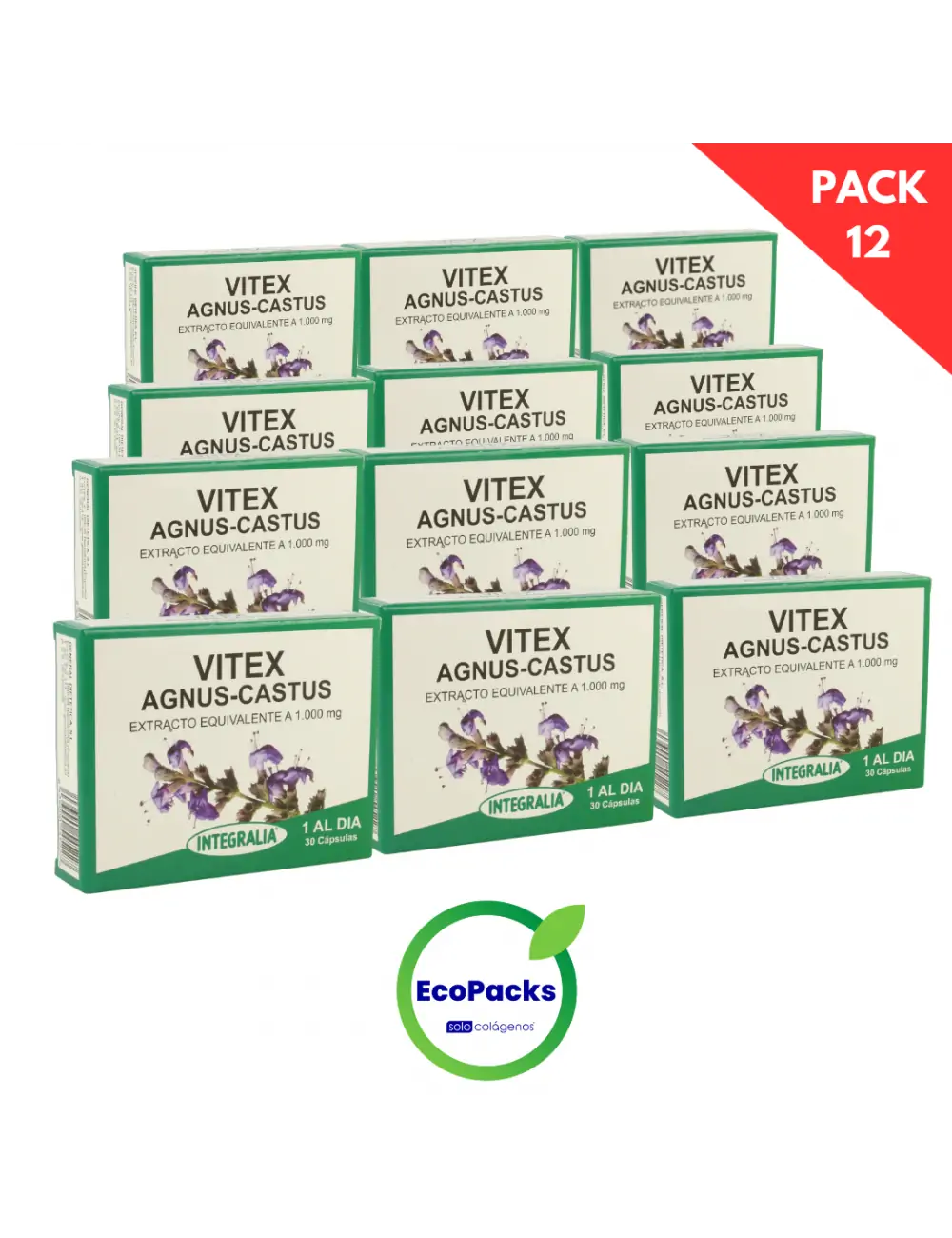 Integralia Ecopack 12 Vitex Agnus Castus 30 Capsulas 1792