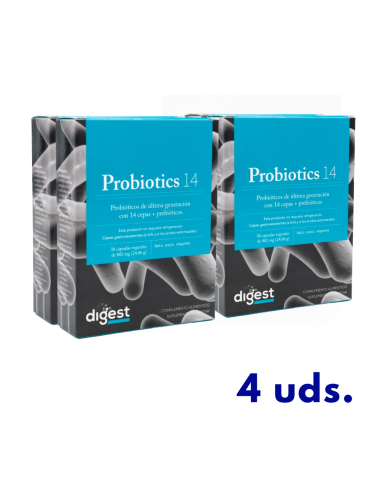 Pack 4 Probiotics 14 30...