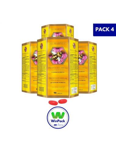 Marnys WinPack 4 Propoleo Con Equinacea 1000 mg - 90 cap