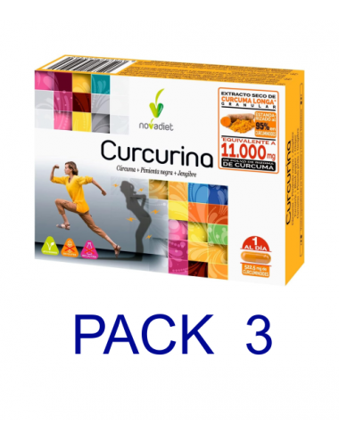 Pack 3 Novadiet Curcurina...