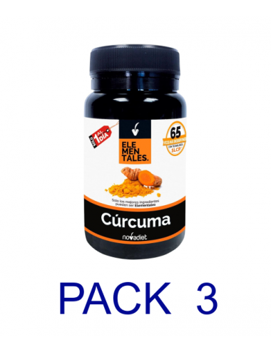 Pack 3 Novadiet Curcuma 30...