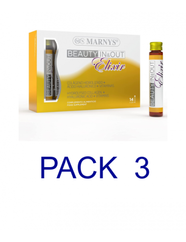 Marnys Pack 3 Beauty In & Out Elixir 14 Viales