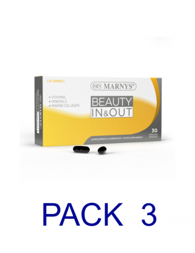 Marnys Pack 3 Beauty In & Out 30 Cápsulas