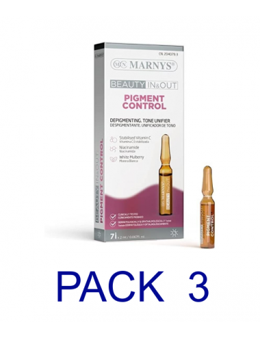 Marnys Pack 3 Beauty In & Out Pigment Control 7 Amp.
