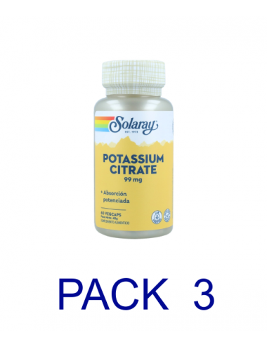 Pack 3 Solaray Citrato De...