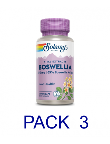 Pack 3 Solaray Boswellia 60...
