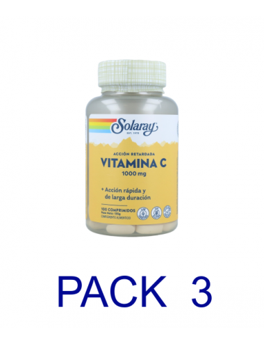Pack 3 Solaray Vitamina C...