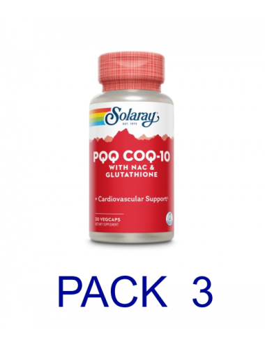 Pack 3 Solaray PQQ COQ 10...