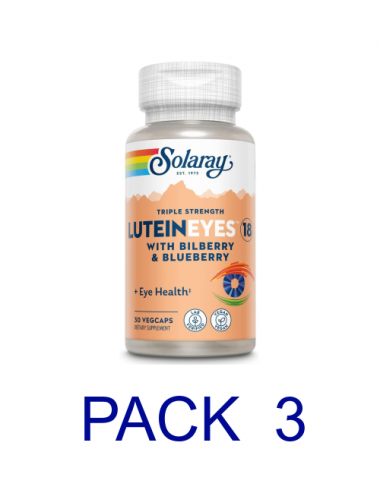 Pack 3 Solaray Lutein Eyes...