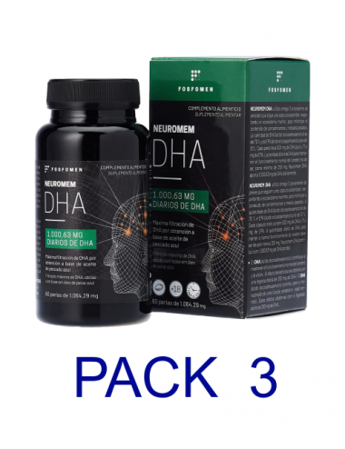 Pack 3 Herbora Neuromem DHA...