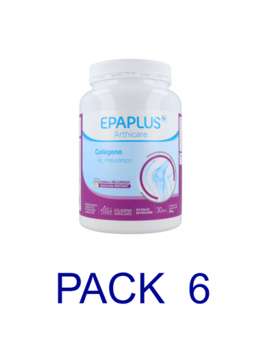 Epaplus Pack 6 Colágeno + Ácido Hialurónico 305 gr
