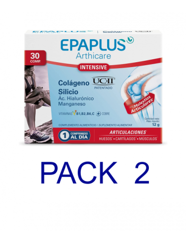 Epaplus Pack 2 Colágeno UCII + Silicio 30 Días 30 comp