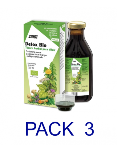 Pack 3 Salus Detox Bio 250ml