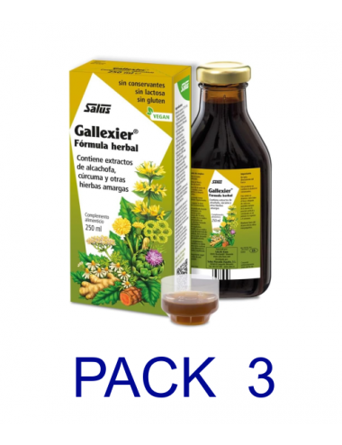 Salus Pack 3 Gallexier 250 ml 