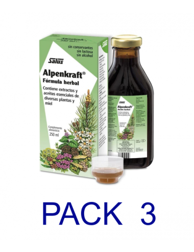 Pack 3 Alpenkraft 250 ml Salus
