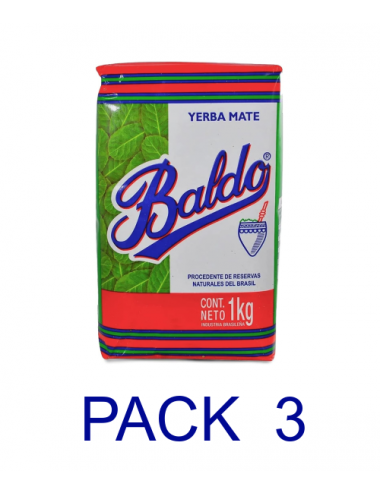 baldo Pack 3 Yerba Mate 1 kg